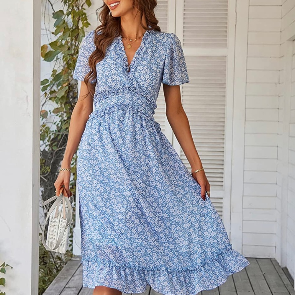 MIDI boho summer dress